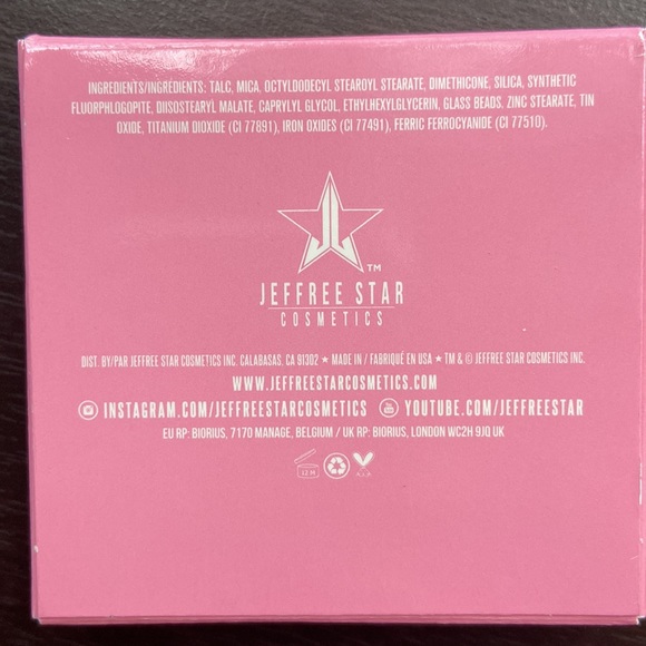 NEW! JEFFREE STAR Pressed Pigment Eye Shadow Single STAR CREEK Metallic Green - Picture 4 of 6